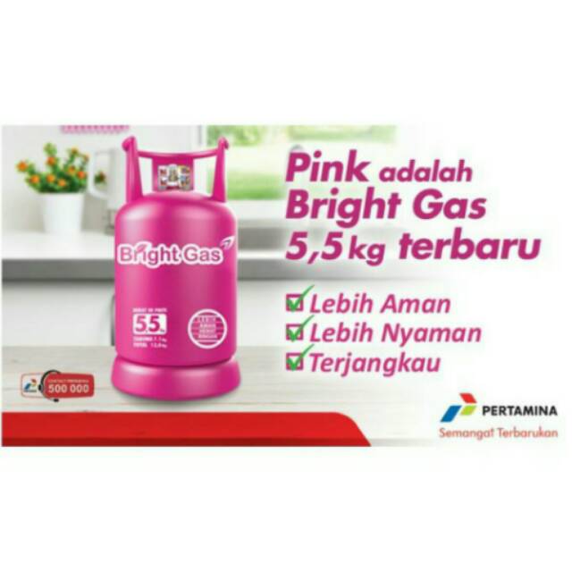 Tabung gas bright gas 5,5kg