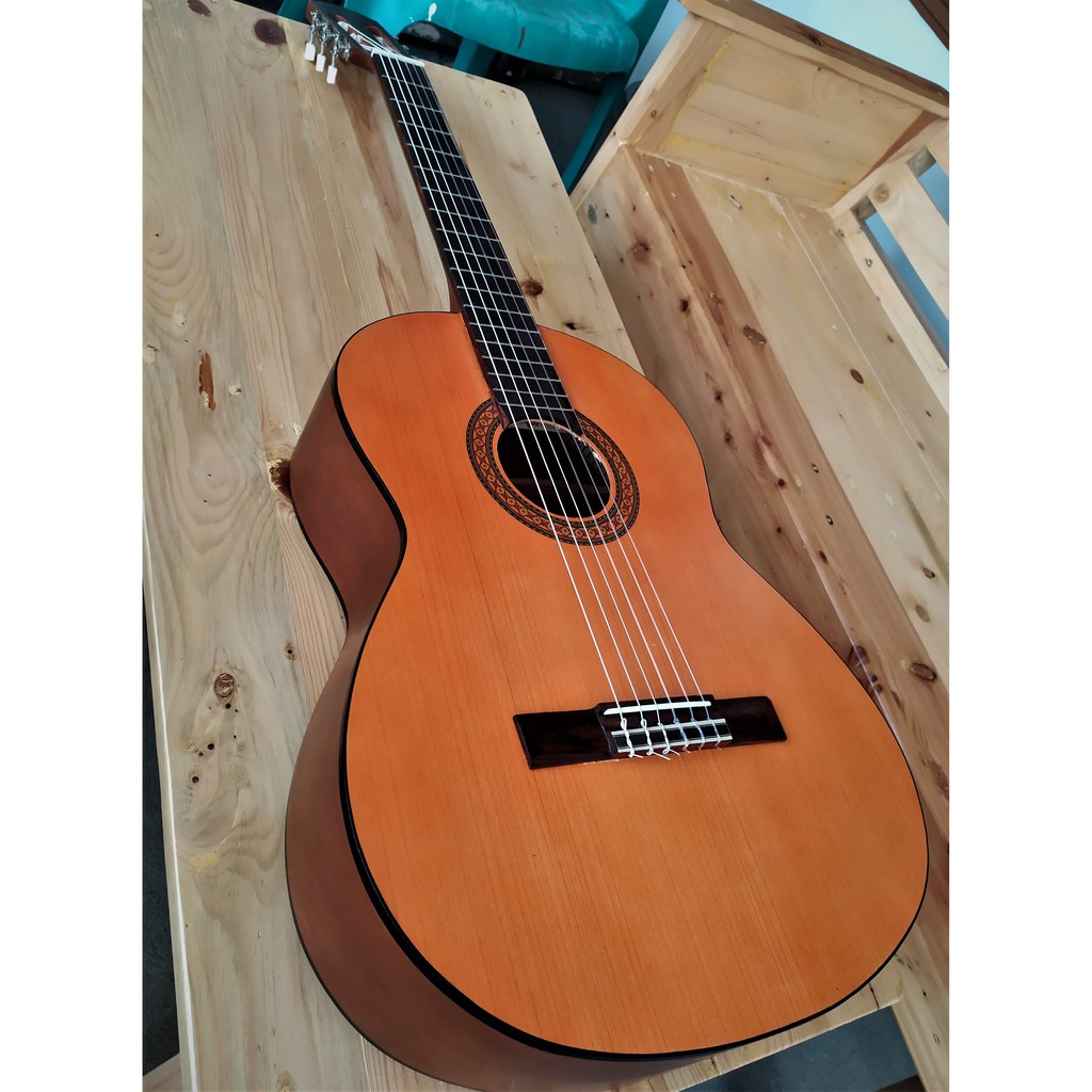 [ REAL PICTURE ] Gitar akustik klasik senar nylon custom FULL SET