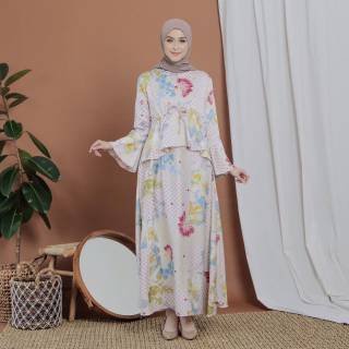 Kain Dior silk Ria miranda / bahan gamis branded / kain  