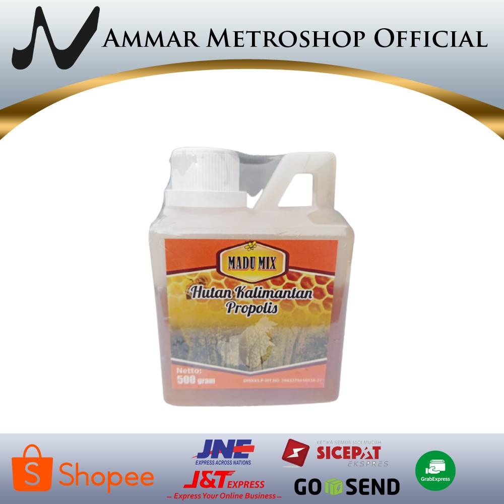 

Madu Hutan kalimantan "MADU MIX" Plus PROPOLIS 500 gr