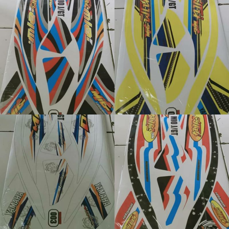 Striping mio gt Semi full stiker mio gt lis body yamaha mio j mio gt variasi Thailand custom decal