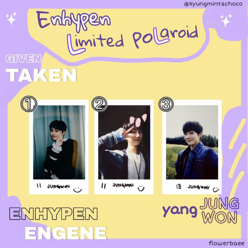 UNOFFICIAL LIMITED POLAROID ENHYPEN (ALBUM)