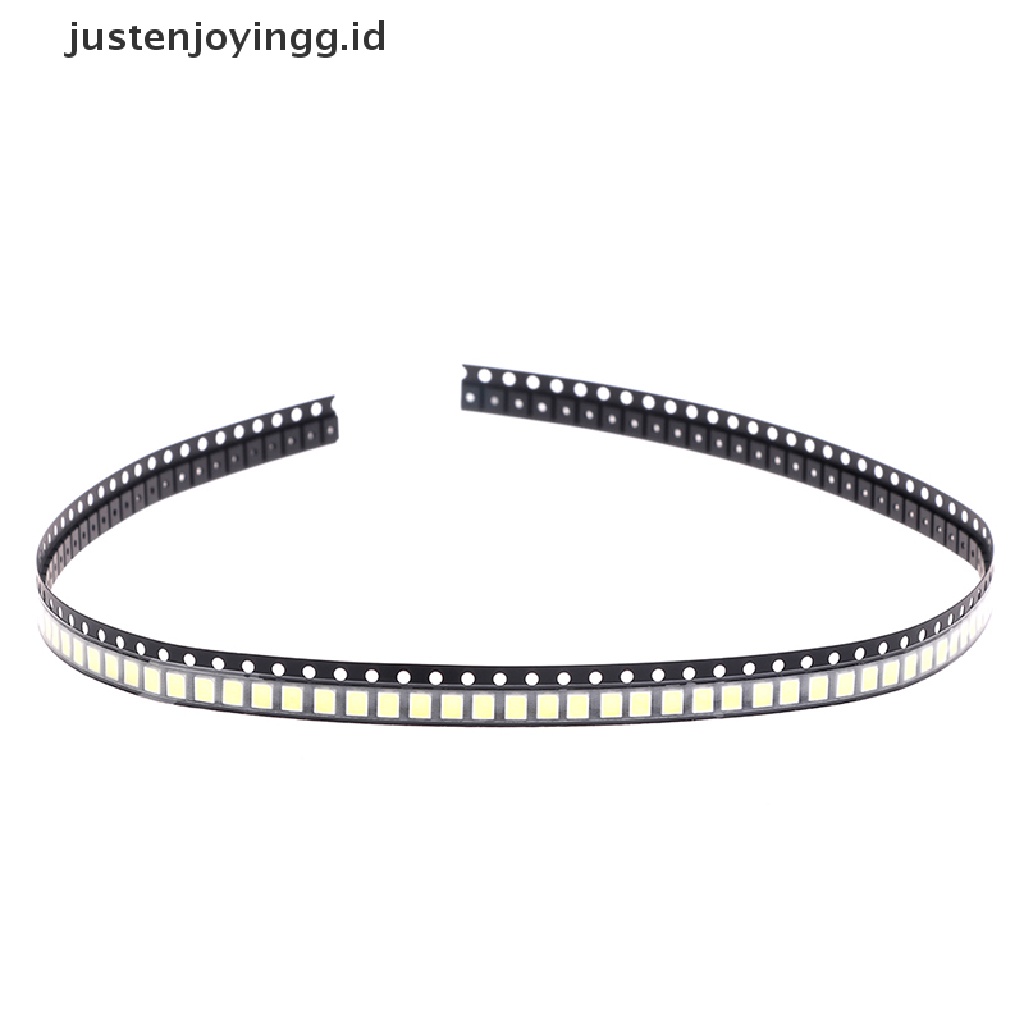 100 Pcs 3030 SMD LED Beads 1W 3V / 6V / 9V Cold White Light Untuk TV LED Diodes