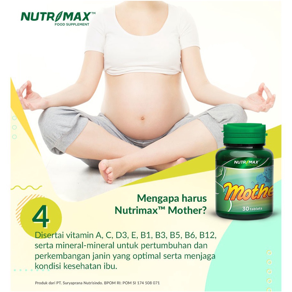 Nutrimax Mother 30s / Vitamin Ibu Hamil &amp; Menyusui