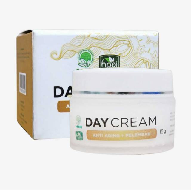 

Day cream Anti aging, pencegah jerawat, dan memutihkan kulit wajah