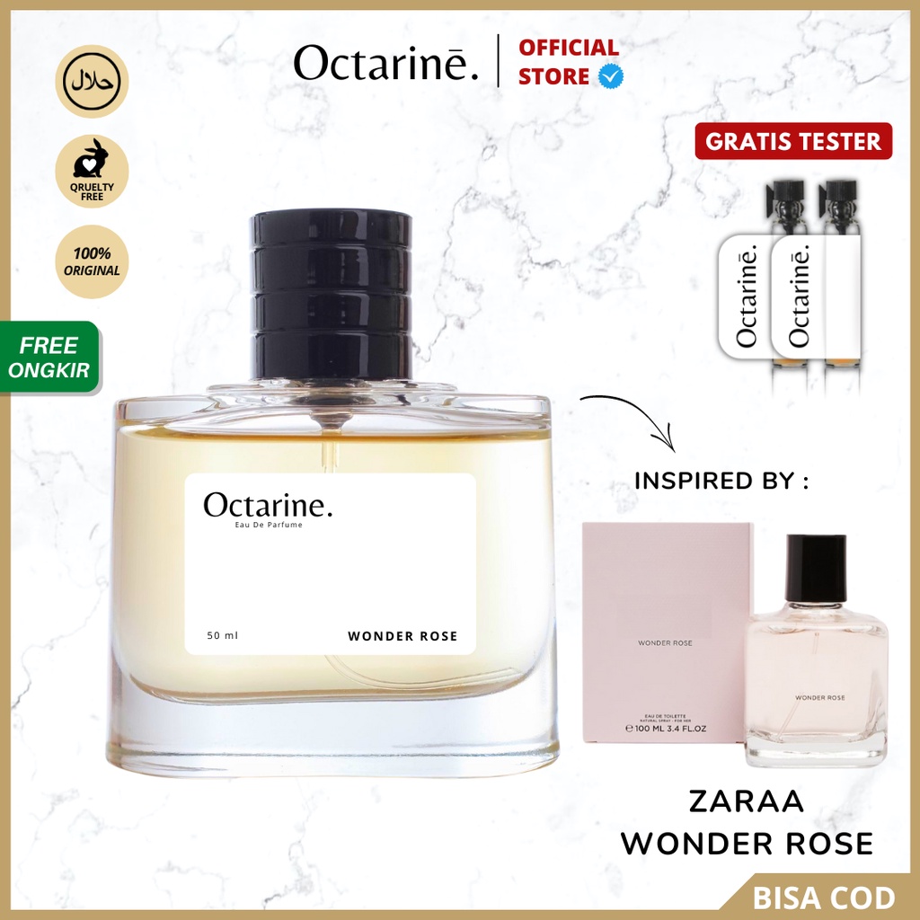 Octarine - Parfum Wanita Tahan Lama Aroma Fruity Fresh Inspired By WONDER ROSE | Parfume Perfume Farfum Minyak Wangi Cewek Cowok Murah Original