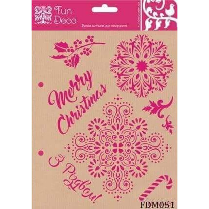 

Fun Deco Stencil ~ FDM051