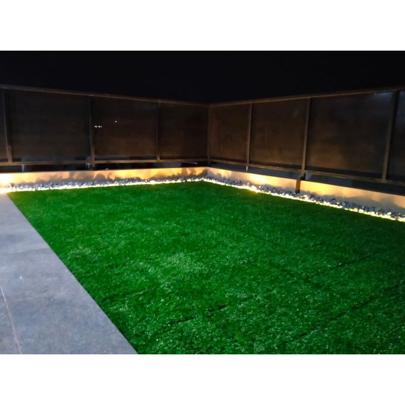 Lantai Rumput Sintetis Portable / Decking Rumput Bongkar Pasang / grass artificial UK 30x30cm