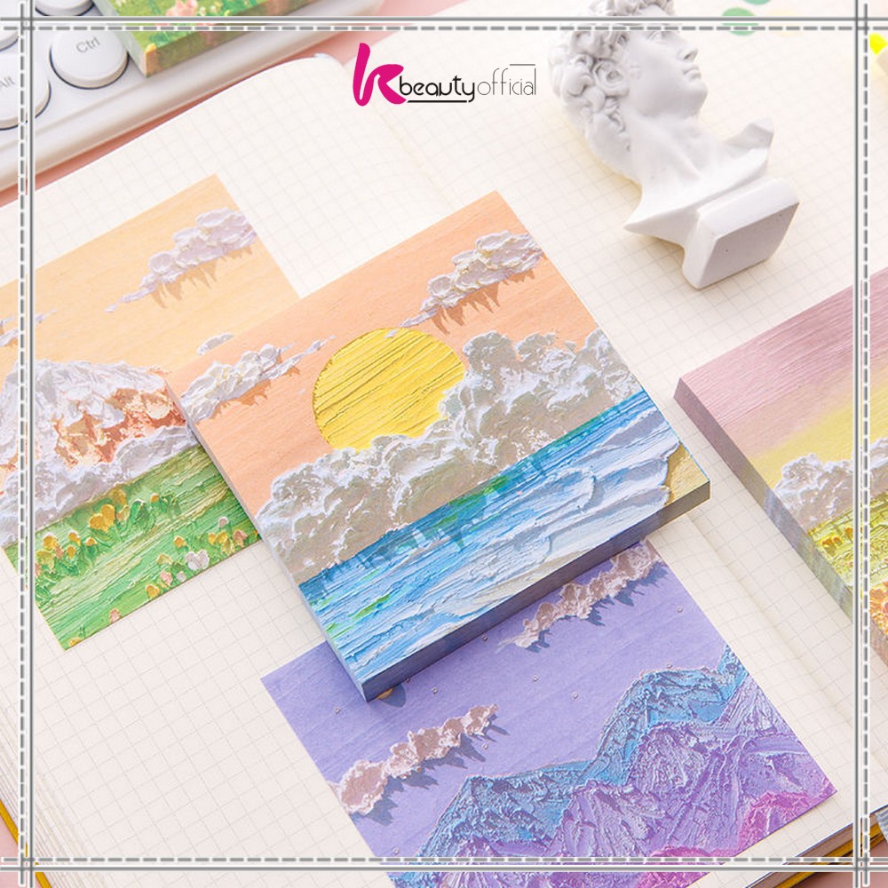 

KB-A37 Memo Tempel Aesthetic Sticky Notes Motif Alam Indah / Note Beauty nature / Memo Tempel Notes Pemandangan / Memopad lucu