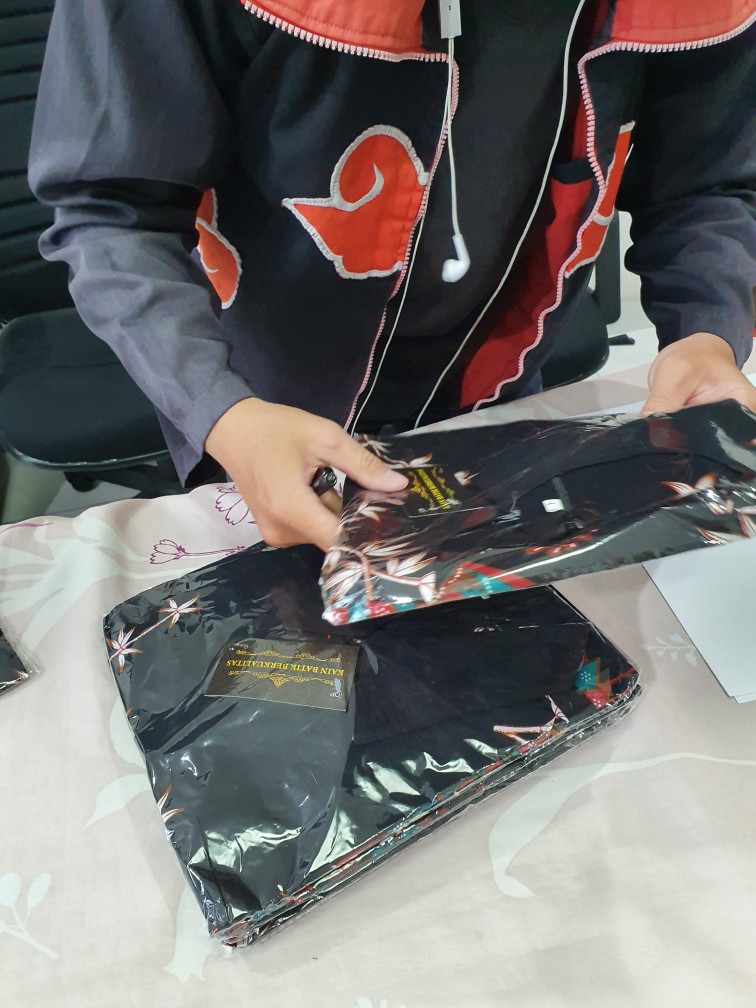 Atasan Batik Jumbo - Batik Couple - Batik Seragam Kerja - Batik Jumbo Wanita - Batik Jumbo Pria -set