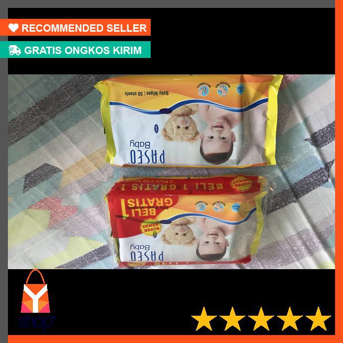 DISKON  promo tissue tissu tisu paseo baby wipes 50sheets
