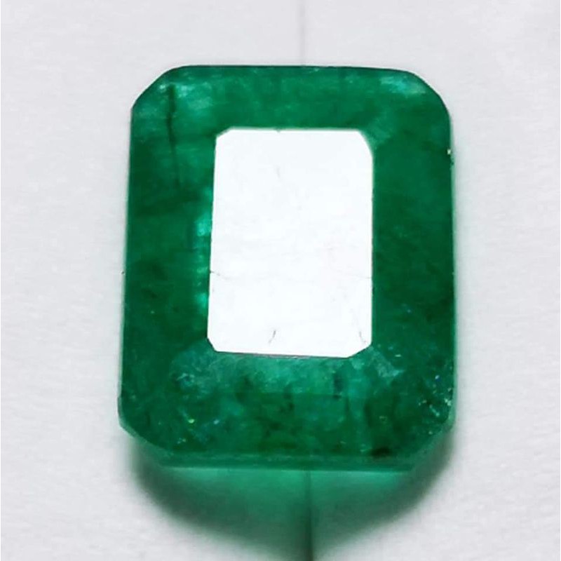 NATURAL PERMATA ZAMRUD COLOMBIA OCTAGON LUSTER