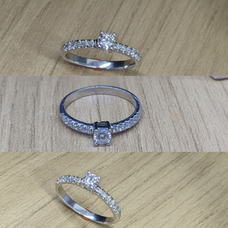 CINCIN EMAS BERLIAN ASLI SOLITAIRE BERKUALITAS BERLIAN ASLI BERLIAN UTUH CINCIN MATA SATU EMAS BERLI