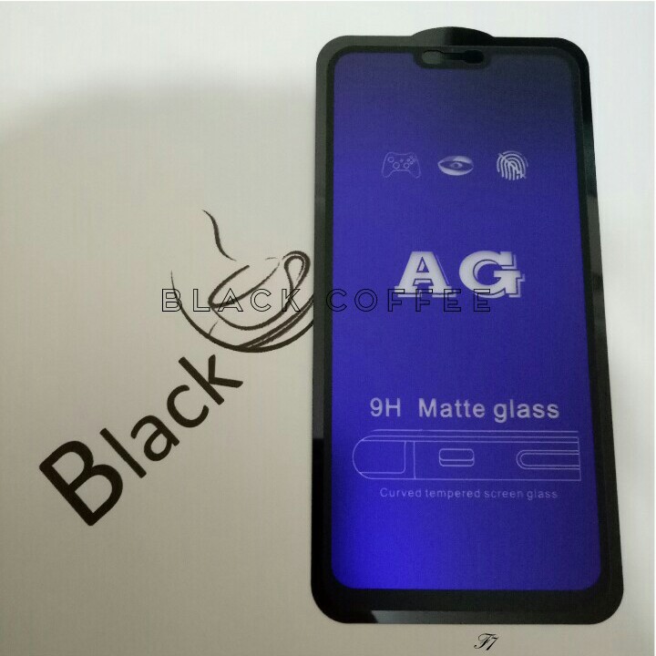 Tempered glass glare oppo F7 / pro screen protector matte