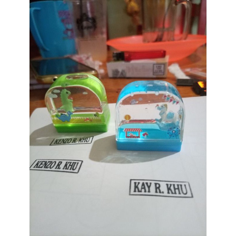 

Stempel unik custom nama uk.1 x 3 cm free tinta 5cc