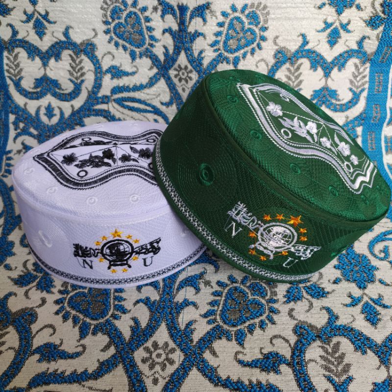 Peci Assagofah Kopiah NU Assagofah Putih Anak Dewasa Peci Assagofah Terompah NU Adz Dzikro NU Kopiah Nahdatul Ulama Songkok NU