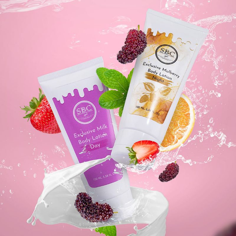 sbc lotion malam dan pagi