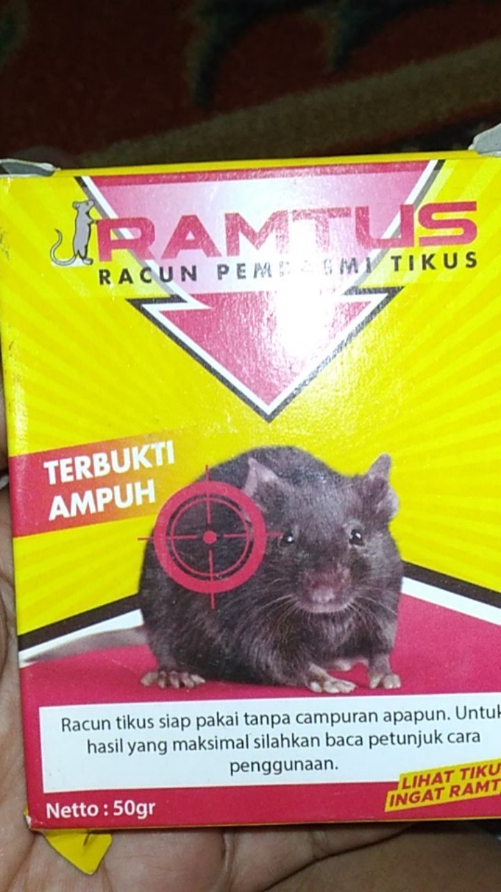 Ramtus Racun Tikus Got Curut Paling Ampuh Pembasmi Tikus Dirumah Racun Tikus Di Mesin Mobil 1 Pack