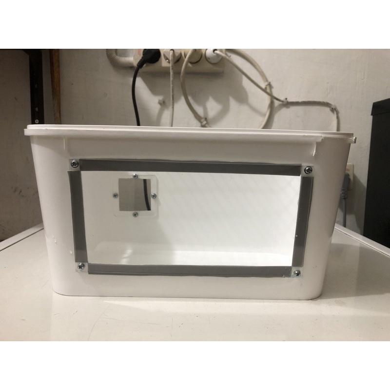 Kandang Hamster/Reptil Rakitan 28,5x15cm (S)-Polos+LED