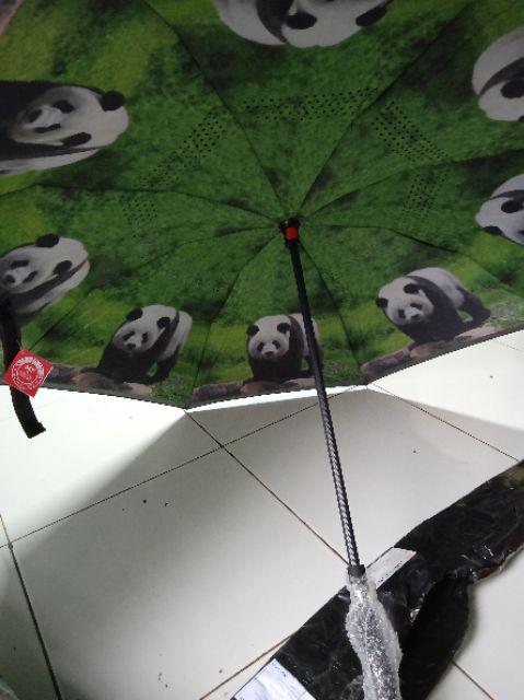 Payung Terbalik Kazbrella Gagang C 2nd Generatio Motif Binatang F715