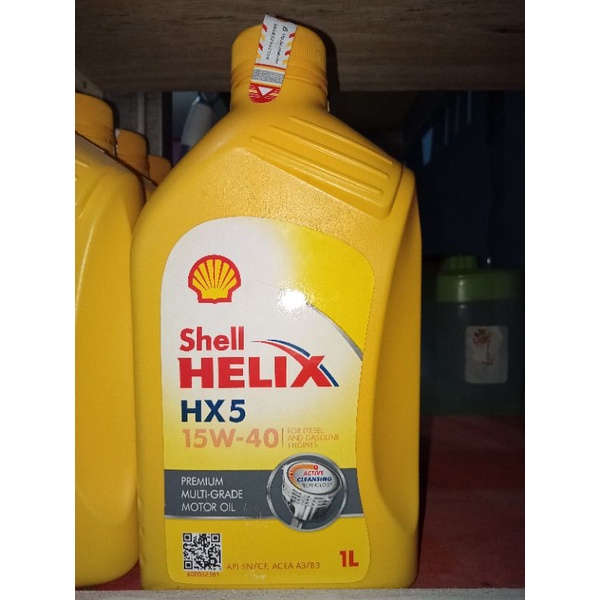 oli motor Shell helix HX5 1Liter/1000ml