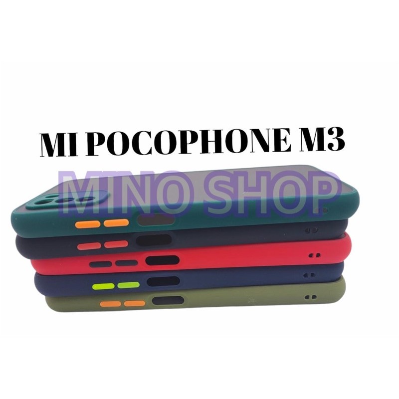 SOFTCASE POCOPHONE M3 - HARDCASE DOVE MYCHOICE PLUS PELINDUNG KAMERA - AERO CASE