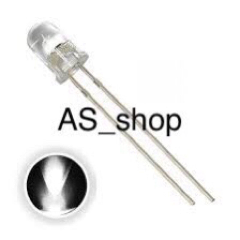 Lampu LED 5mm Warna Putih/Lampu Layang layang/Lampu Hias ecer