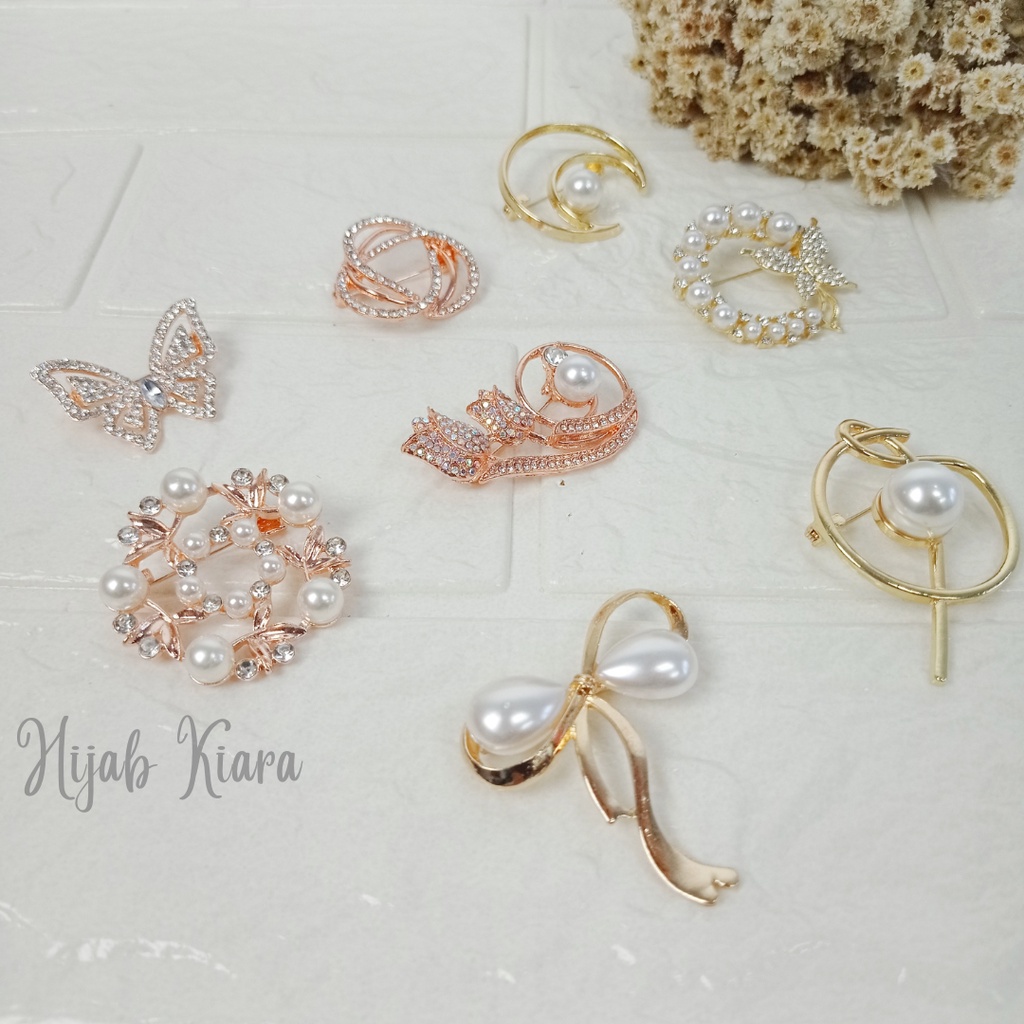 Bros jilbab | Bros Korea | Bros Blazer | Simpel Grosir Brooch Murah Part 1