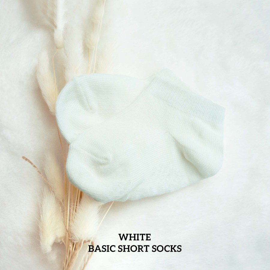 Little Palmerhaus Basic Short Socks With ANTISLIP / Kaos Kaki Pendek Anak 12-24m