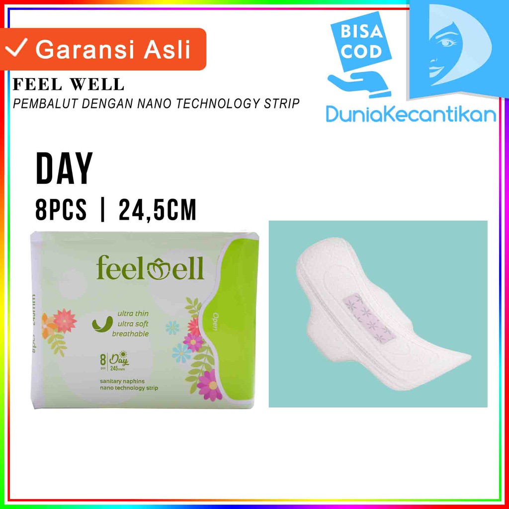 FeelWell Pembalut Pantyliner / Pembalut FeelWell / Pantyliner FeelWell / Feel Well - DKMALL