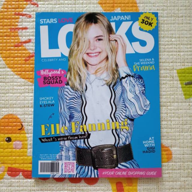 Majalah Looks Magazine edisi April 2017. Cover: Elle Fanning