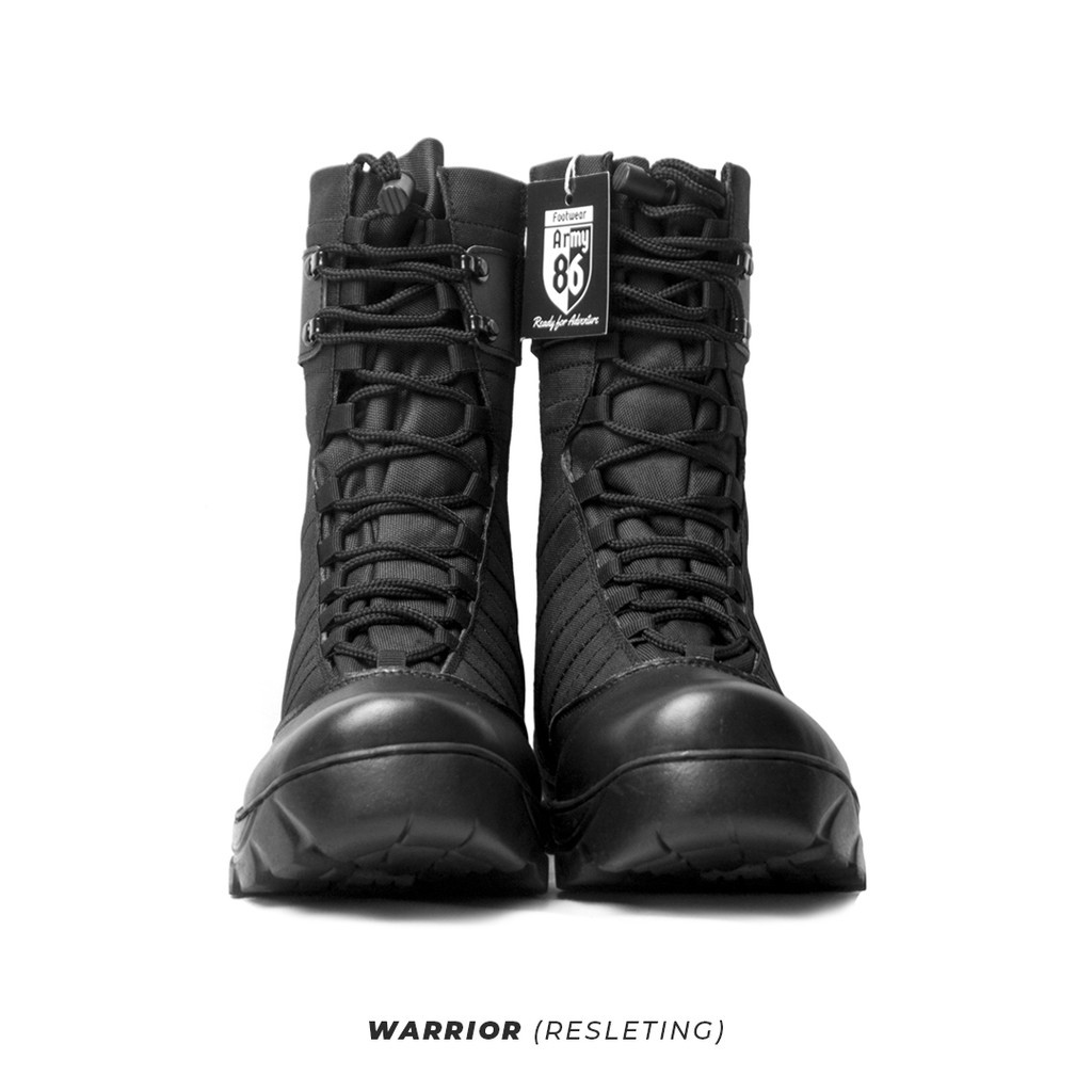 Sepatu PDL Ninja titans TNI AD Brimob Polri 100% kulit asli