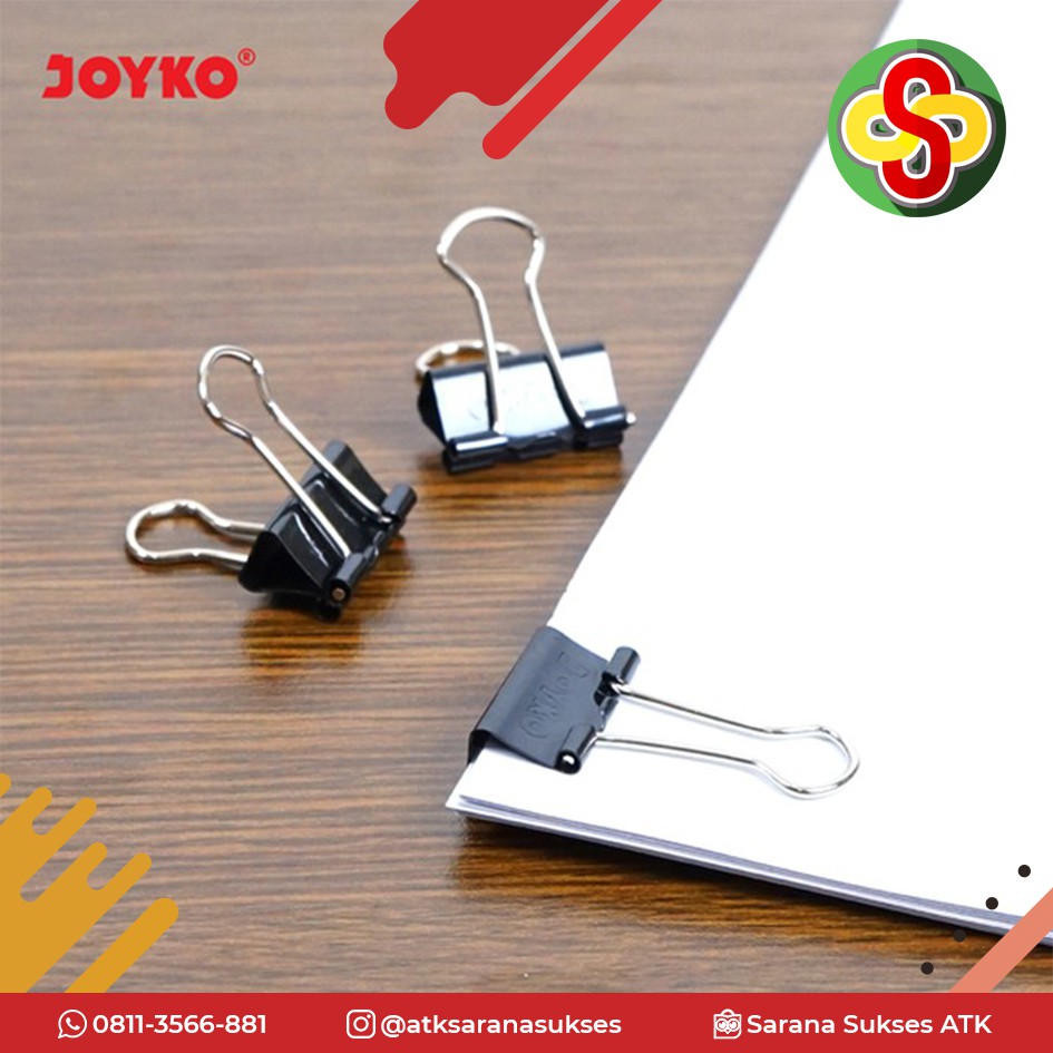 Binder Clip / Klip / Penjepit Kertas Joyko 107