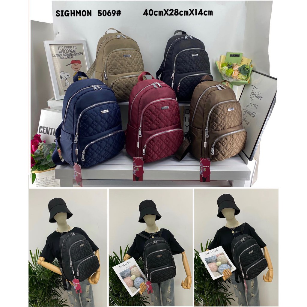 Sighmon Tas Ransel Wanita Impor 5069