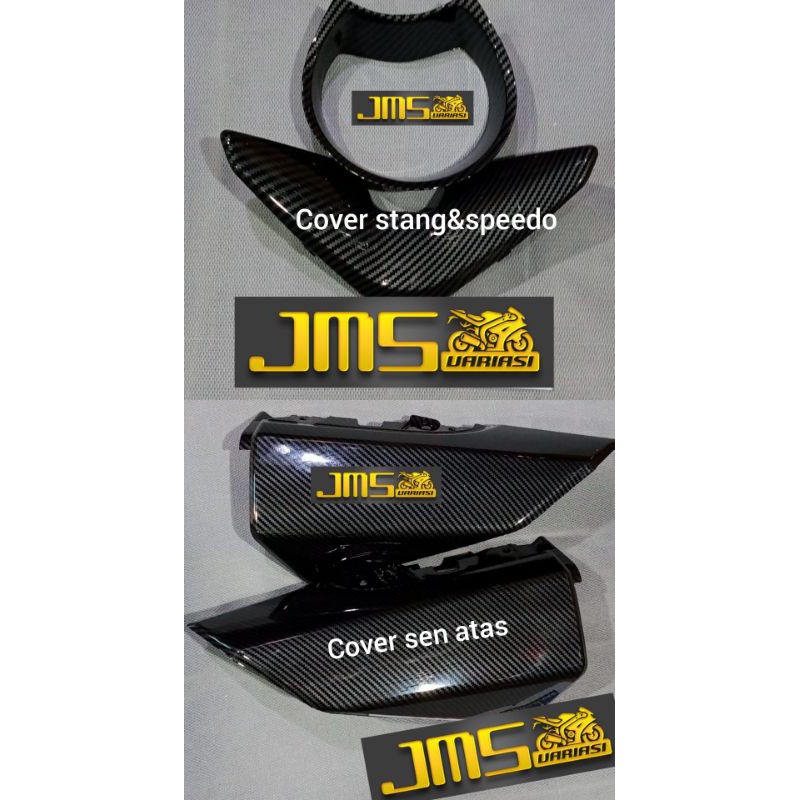 cover tutup carbon speedo stang dan cover sen atas nmax lama paket set zoro