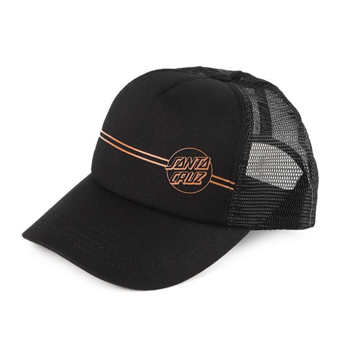 Santa Cruz Opus Dot Stripe Trucker Snapback