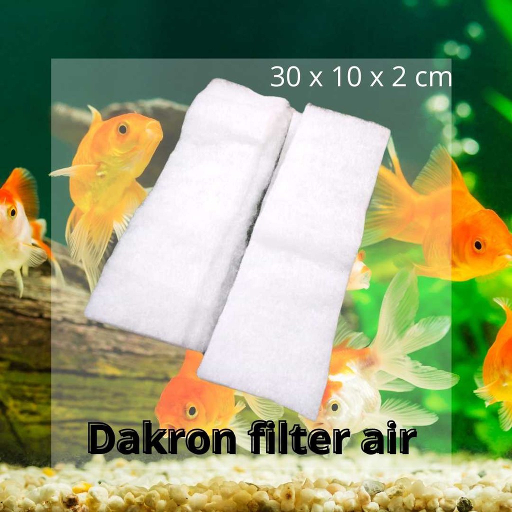 TERMURAH Dakron Filter Air untuk Aquarium ukuran 30x10x 2 cm