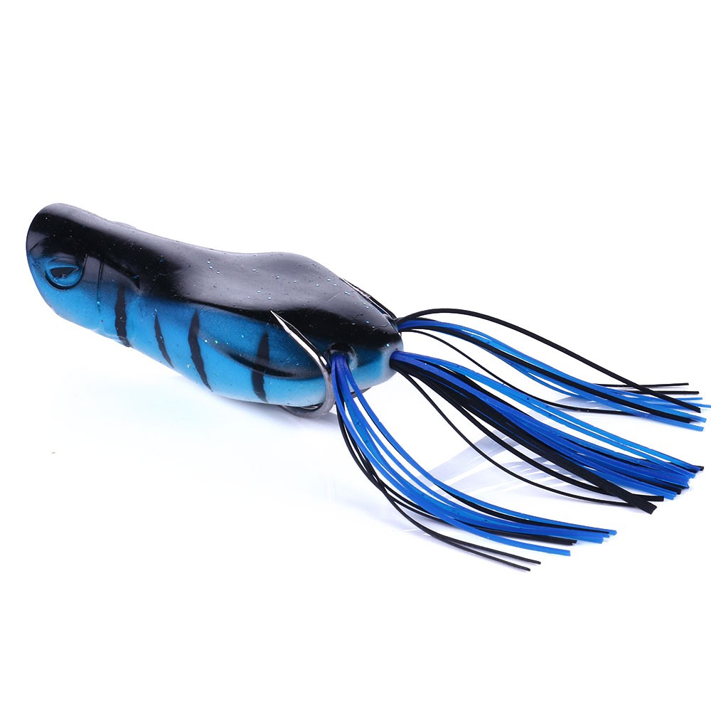 HENGJIA 1PCS Frog Fishing Lure 5cm/12g 7cm/14g Jump Soft Frog Umpan Lure Topwater Bait For Snakehead