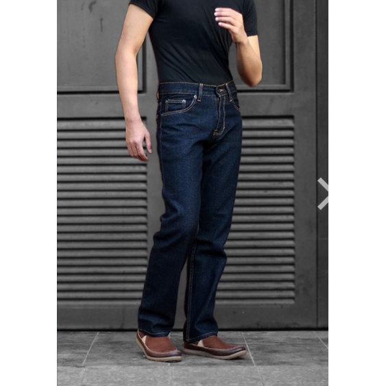 CELANA PRI'A JEAN'S  PANJANG STANDAR / REGULER FIT  / COD