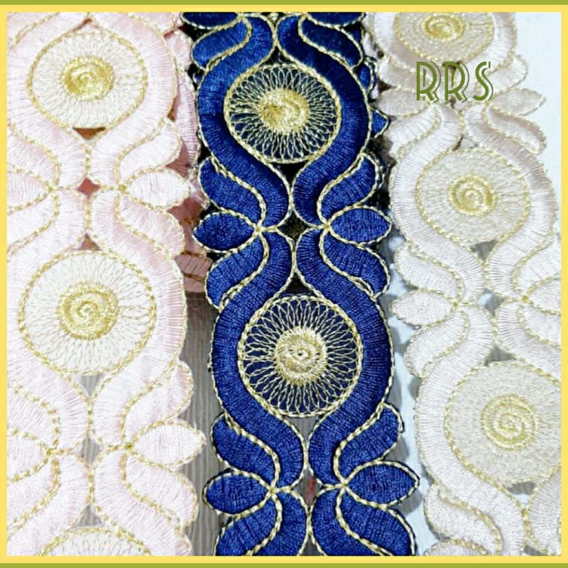 renda bordir roll murah / bordir roll murah /renda pinggiran baju