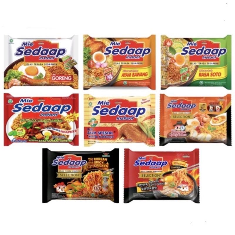 

mie sedaap instan goreng & ayam bawang - ayam spesial