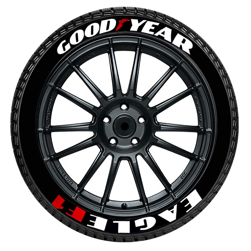 1 Set Stiker Karet Tulisan Good Year Siam Untuk Dekorasi Velg Mobil 1