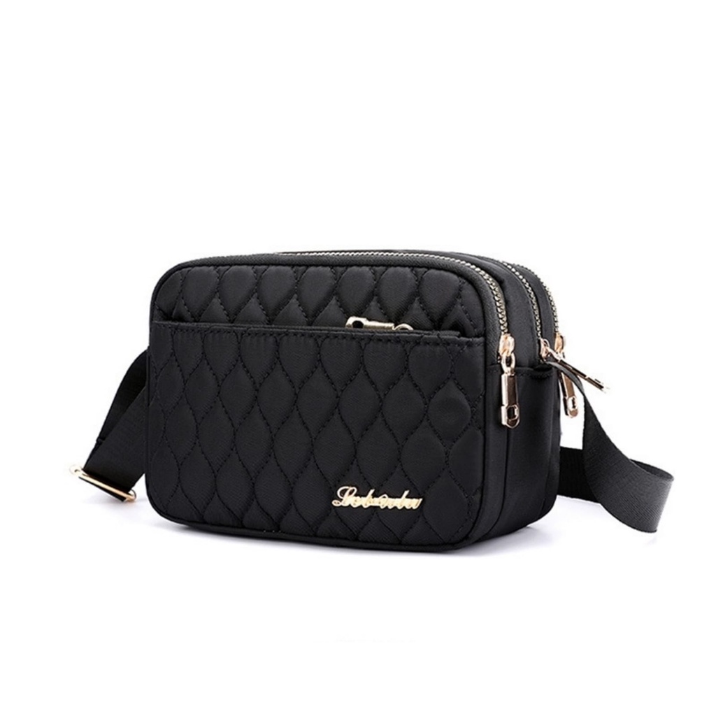 TAS SELEMPANG WANITA IMPORT 5 RESLETING ANTI AIR HITAM GUARDI REMAJA TA546B5 BAHU PREMIUM SLING BAG KOREA CEWEK BATAM FASHION KOREA BRANDED SIMPLE KEKINIAN MURAH