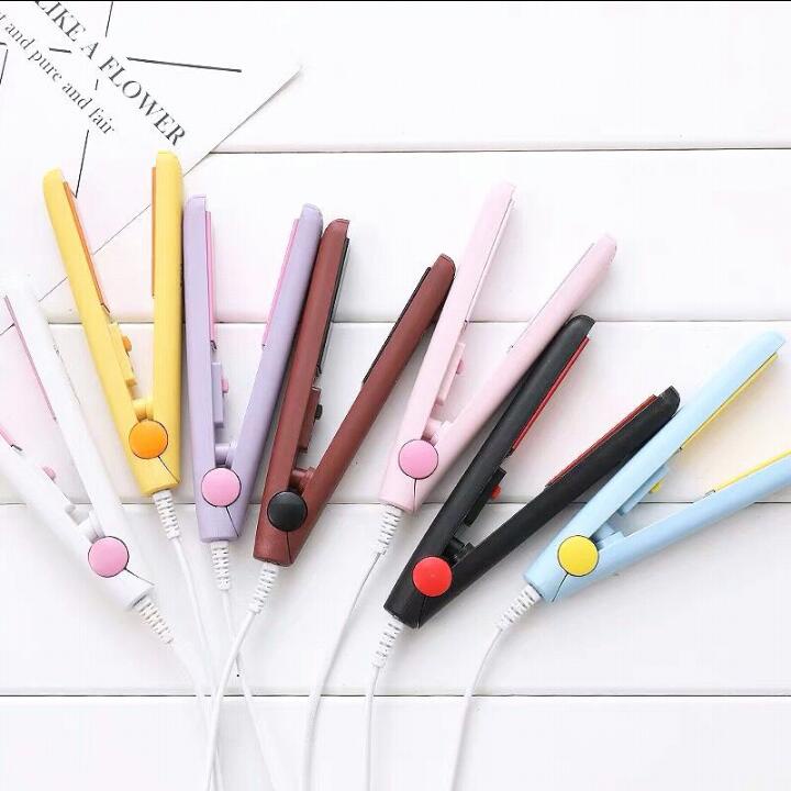 SHINE STAR - Catok Mini Make Time Karakter Pelurus Rambut Portable Serba Guna / Catokan Mini Alat Catok Rambut Mini 2in1 Set Lurus dan Keriting Make Time Karakter / RANDOM