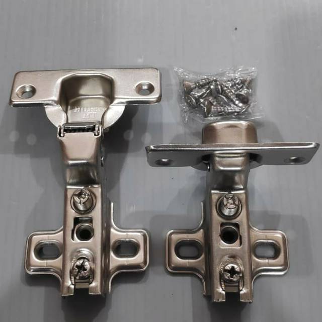 Grosir Engsel Sendok Huben Bengkok (per Pasang) / Engsel Lemari OZqJ9dIn5Yj8L