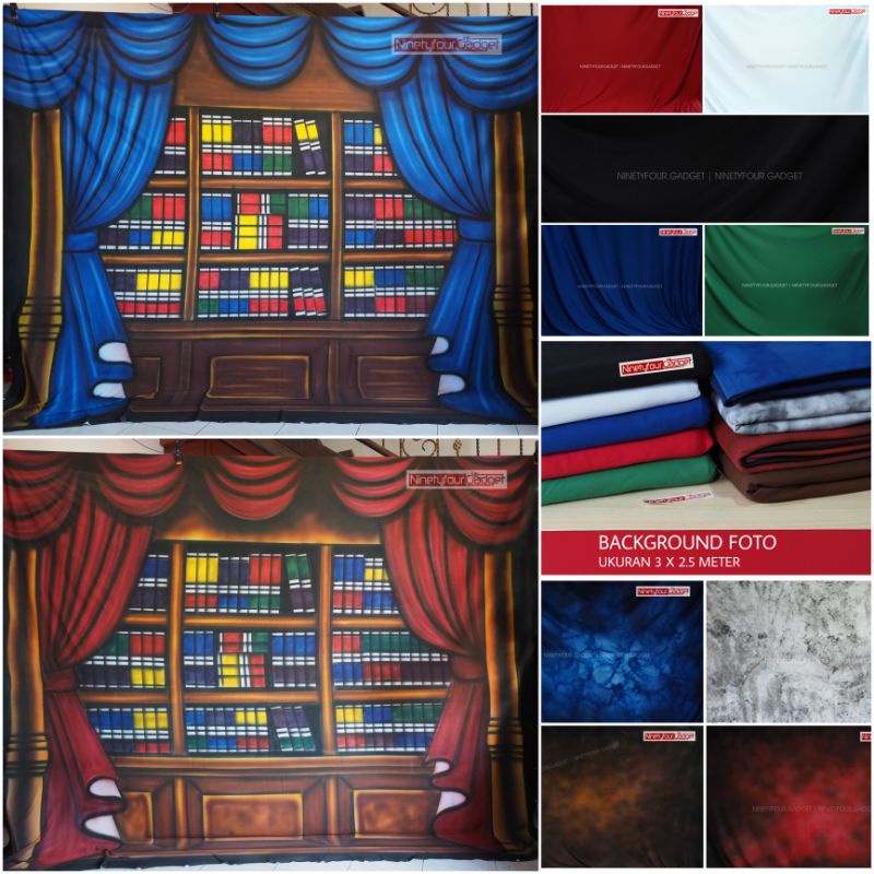 Backdrop Background Foto 2.5 x 3m Kain Background Studio Foto