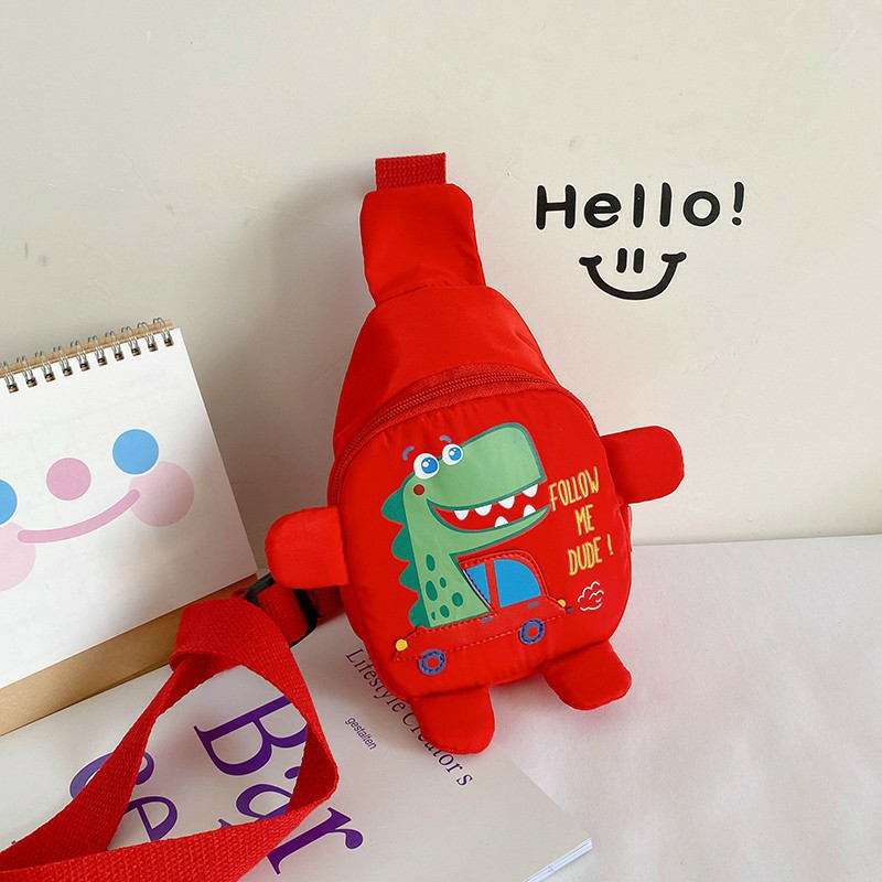 LittleAaron RAFA DINO DUDE Tas slempang anak perempuan mini / Tas bahu anak