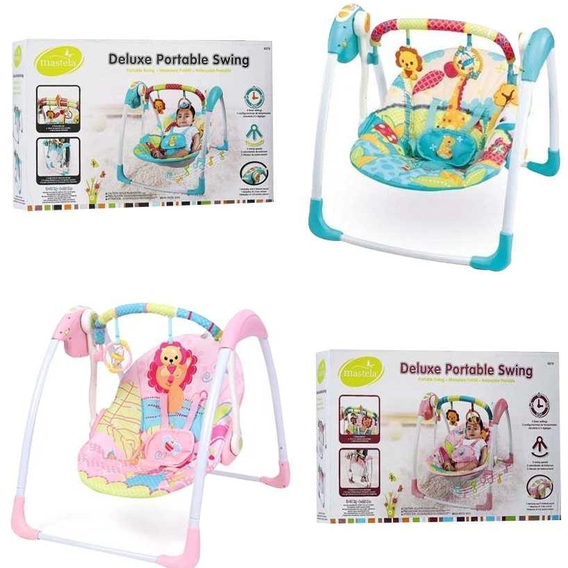 deluxe portable swing mastela