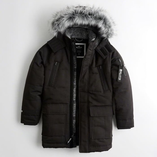 hollister down blend parka