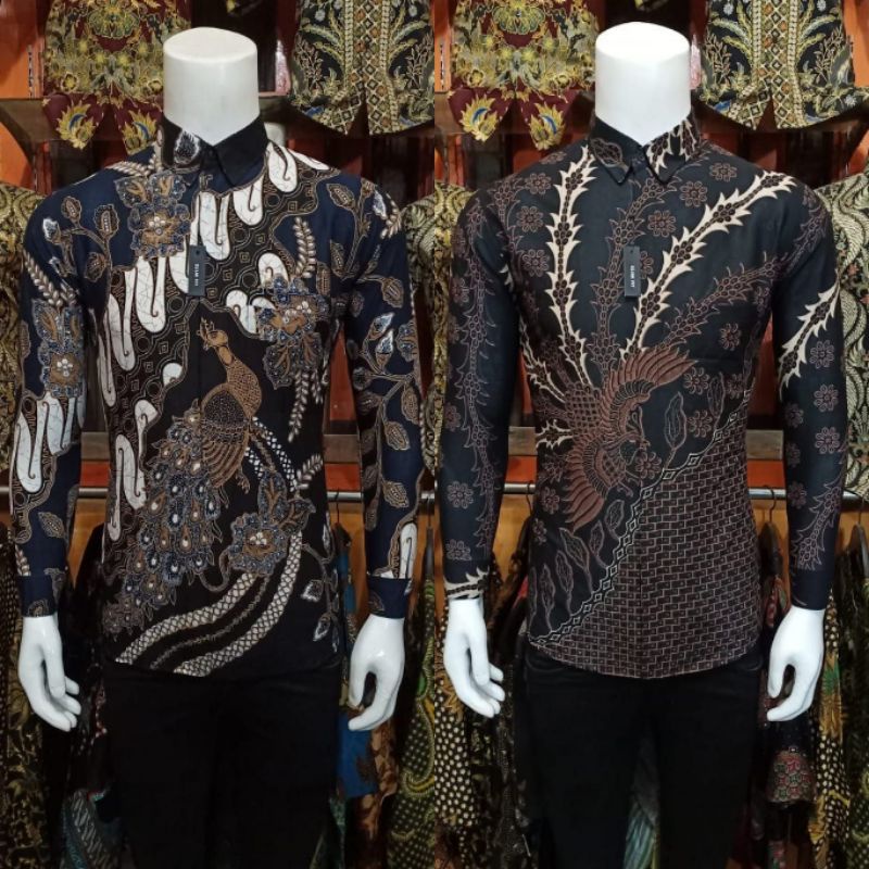 [BAJUBATIKPRIA] BAJU BATIK PRIA SLIMFIT MODERN LENGAN PANJANG SIZE M L XL XXL NEW PRODUK